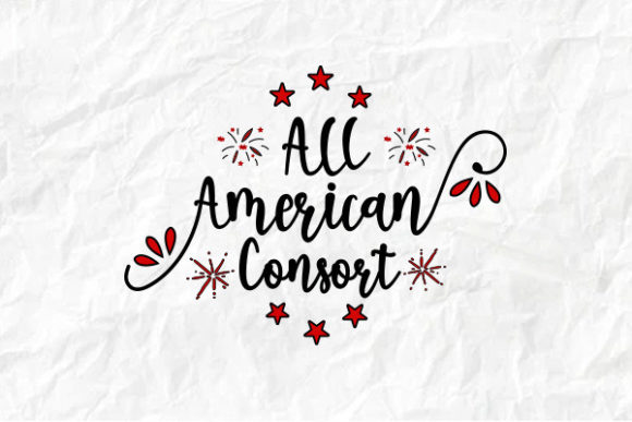 4th of July All American Consort T-Shirt Graphics