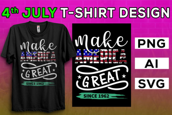 4th of July Graphics & T-Shirt Designs