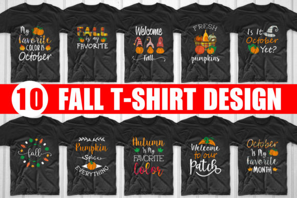 Fall T-Shirt Designs SVG Bundle 1: Graphics for Warm, Authentic Seasonal Branding