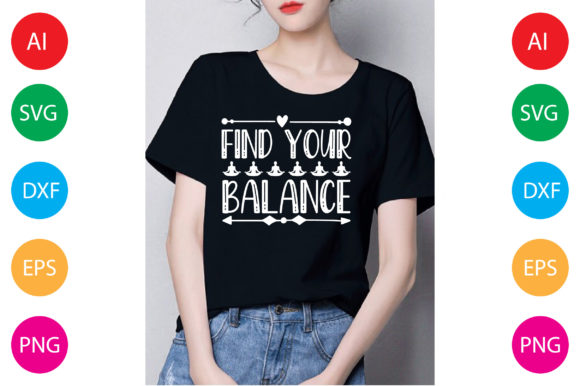 Find Your Balance: Graphics & T-Shirt Designs for Handmade Brands