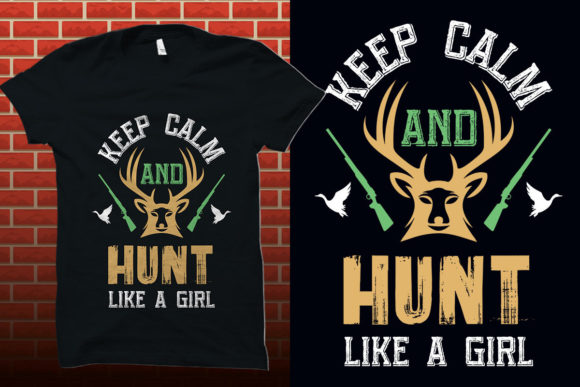 Hunting T Shirt, Keep Calm and Hunting