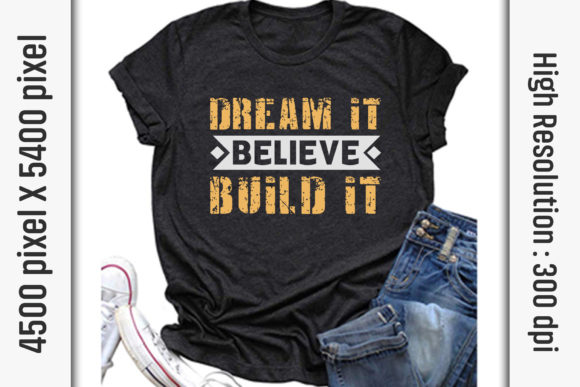 Motivational Quotes SVG Cut Files: Dream It