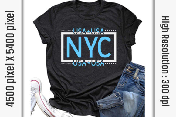 New York City Quotes SVG Graphics for T-Shirt Designs