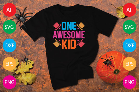 One Awesome Kid: Graphics for T-Shirt Designs & Local Branding