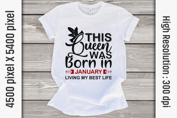 Queen Quotes SVG Cut Files: January Queen
