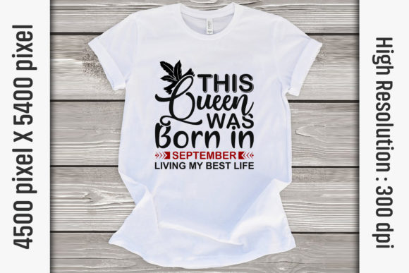 Queen Quotes SVG Cut Files: September Queen